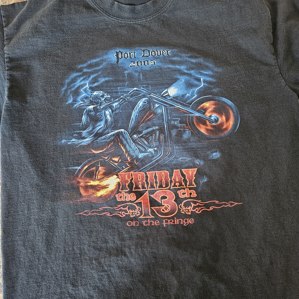 Gildan Black Friday the 13th Graphic Long Sleeve Tee